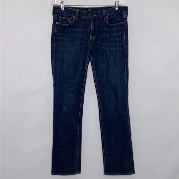 J. Crew Factory Matchstick Stretch Dark Wash - Picture 2 of 8